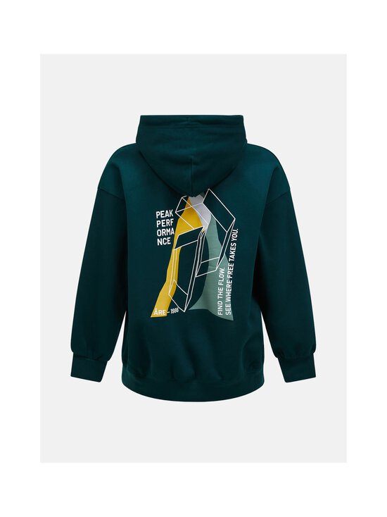 Peak Performance - Terry Graphic Hood -huppari - 010 PONDEROSA PINE | Stockmann - photo 2