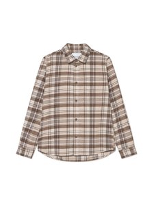 Les Deux - Lennon Check Overshirt -ruutupaita - 809 IRISH CREAM | Stockmann