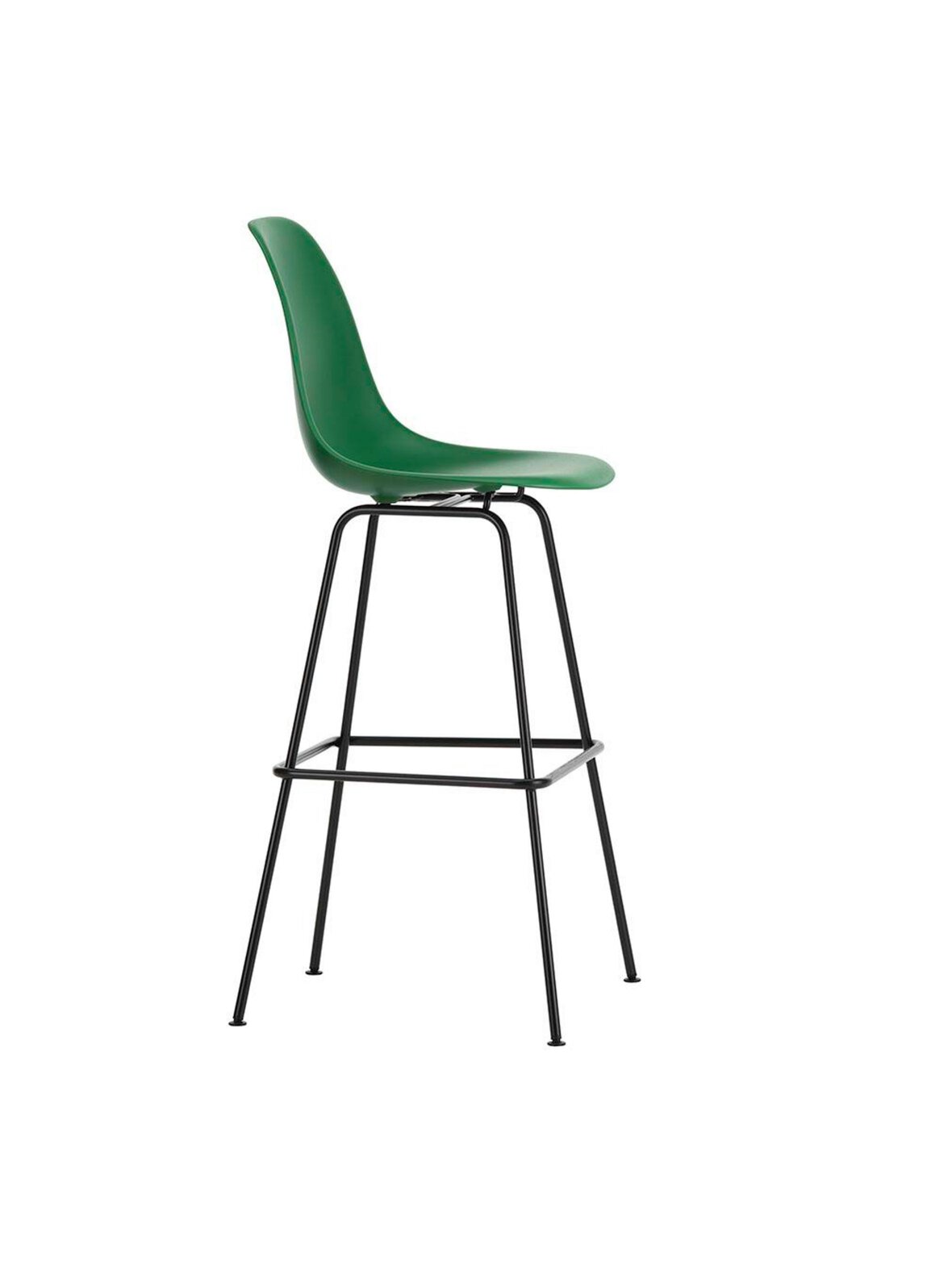 Eames re -baarituoli emerald/musta high