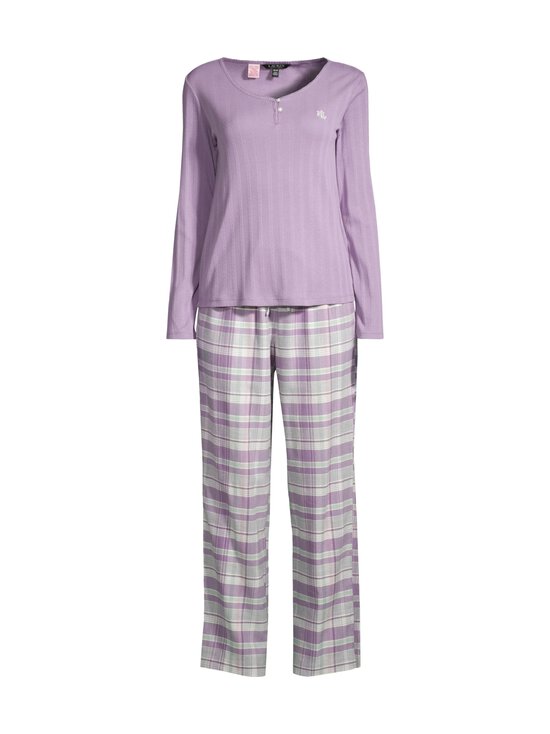 PKnit Top Long Check Pant pidžama