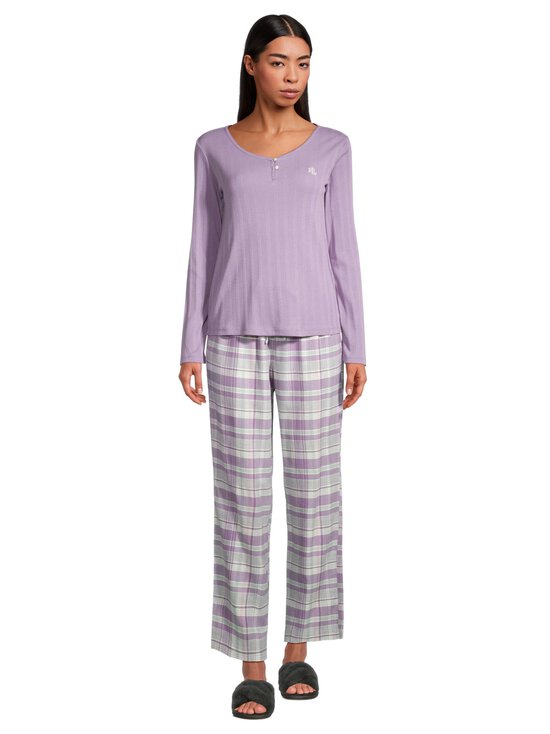 Lauren Ralph Lauren - PKnit Top Long Check Pant -pyjama - 975 MULTI PLAID | Stockmann - photo 2