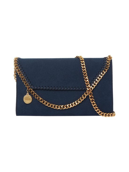 Stella McCartney - Falabella Chain Alter Suede -olkalaukku - 4000 NAVY | Stockmann - photo 1