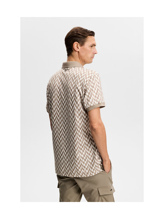 J.Lindeberg - Polosärk Tour Tech Print - E385 BRIDGE STACK BRINDLE M | Stockmann - photo 3