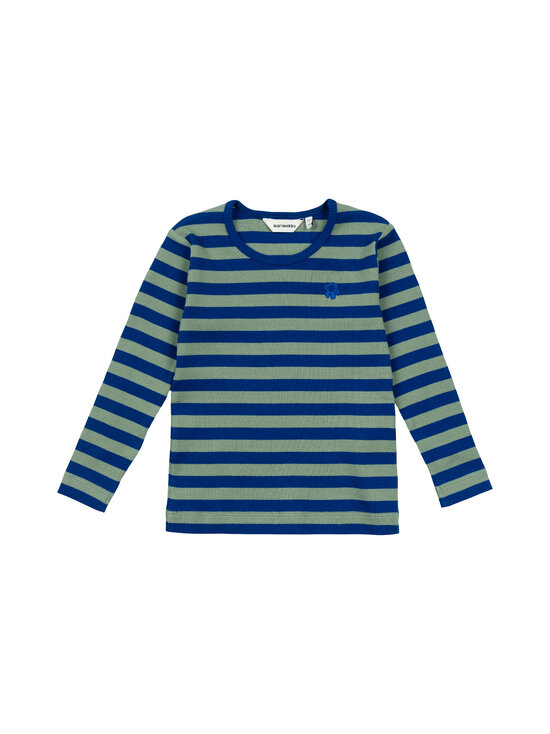 Marimekko - Innostaa Tasaraita Unikko II -trikoopaita - 560 BLUE, GREEN | Stockmann - photo 1