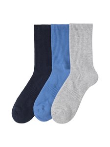 Lindex - Sokid , 3 paari - 2521 DARK NAVY | Stockmann