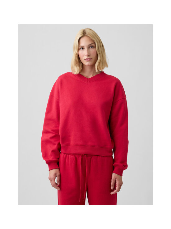 GAP - V-Neck Wedge Crew džemperis - CRIMSON RED | Stockmann - photo 2