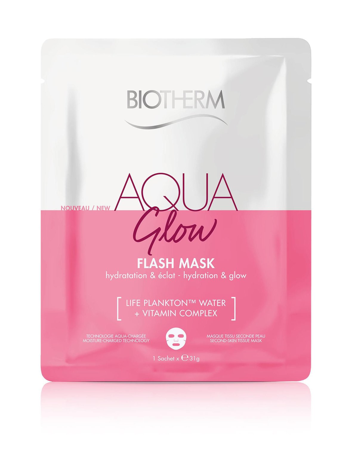 Aqua Flash Mask -kangasnaamio, 31 g