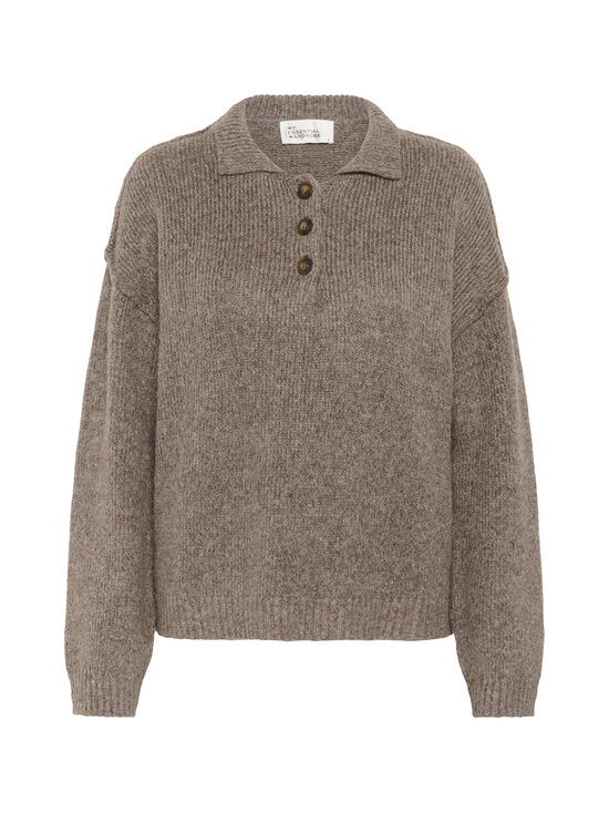 MY ESSENTIAL WARDROBE - PalomaMW adīts džemperis - 130 BROWN MELANGE | Stockmann - photo 1