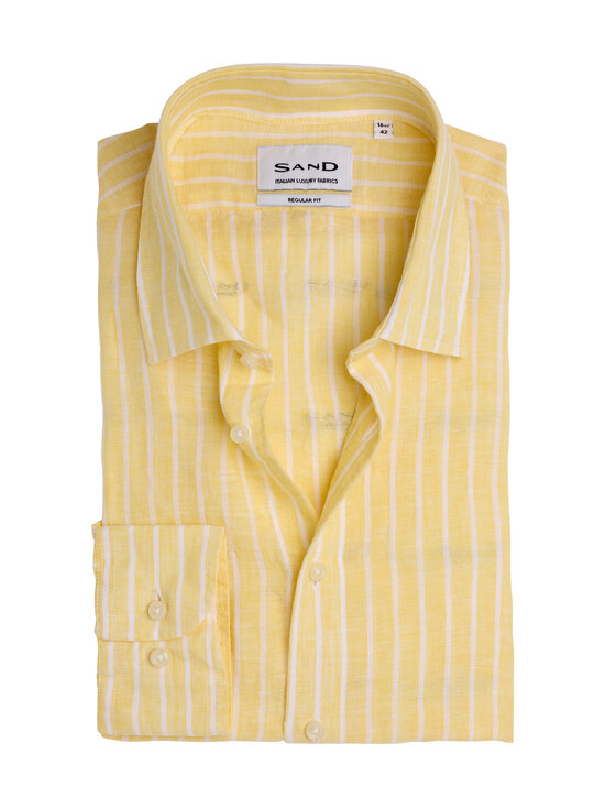SAND Copenhagen - State Soft Modern fit -kauluspaita - 720 PALE YELLOW | Stockmann - photo 1