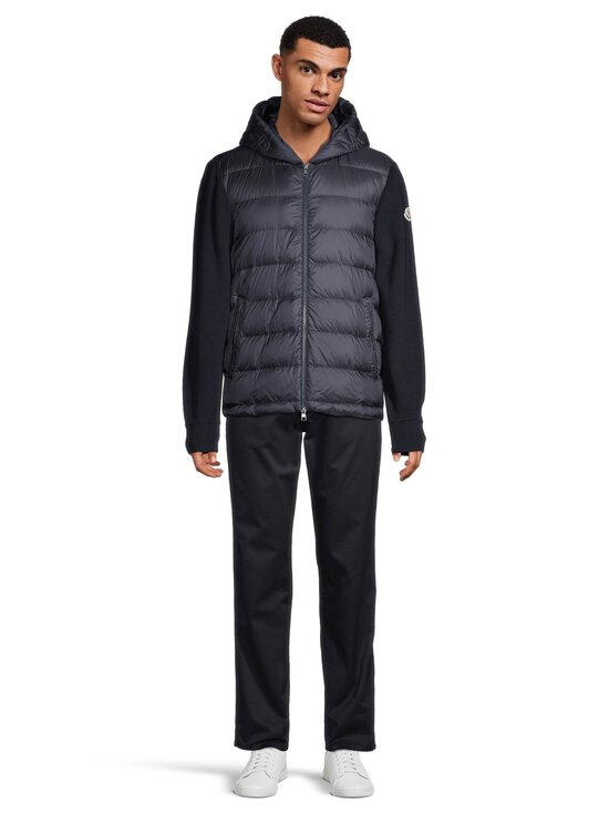 Moncler - Padded Wool Zip-Up -hupullinen takki - 776 NAVY | Stockmann - photo 2