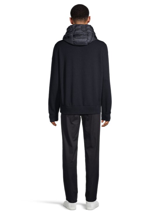 Moncler - Padded Wool Zip-Up -hupullinen takki - 776 NAVY | Stockmann - photo 3