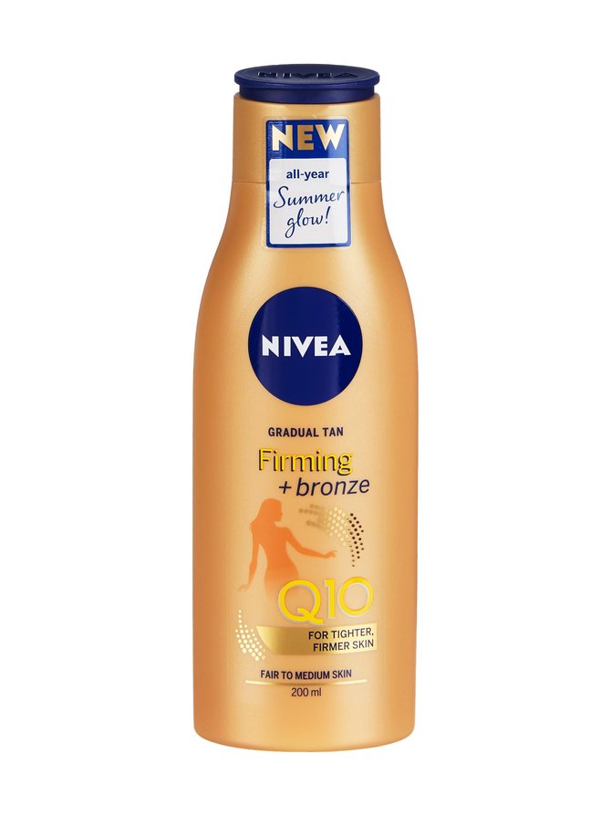 NIVEA Q10 Firming + Bronze Body Lotion vartaloemulsio 200 ml 200 ml Kosmetiikka Stockmann