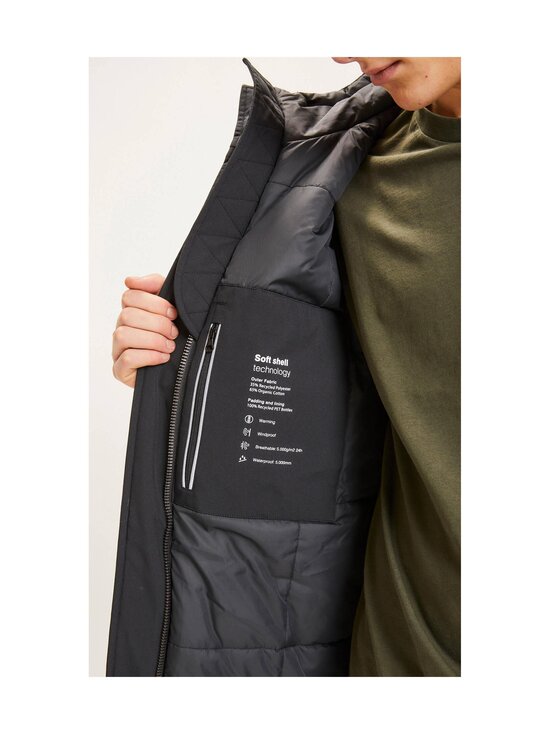Knowledge Cotton Apparel - Climate shell -parkatakki - 1300 BLACK JET - photo 6 Knowledge Cotton Apparel - Climate shell -parkatakki - 1300 BLACK JET | Stockmann - photo 6