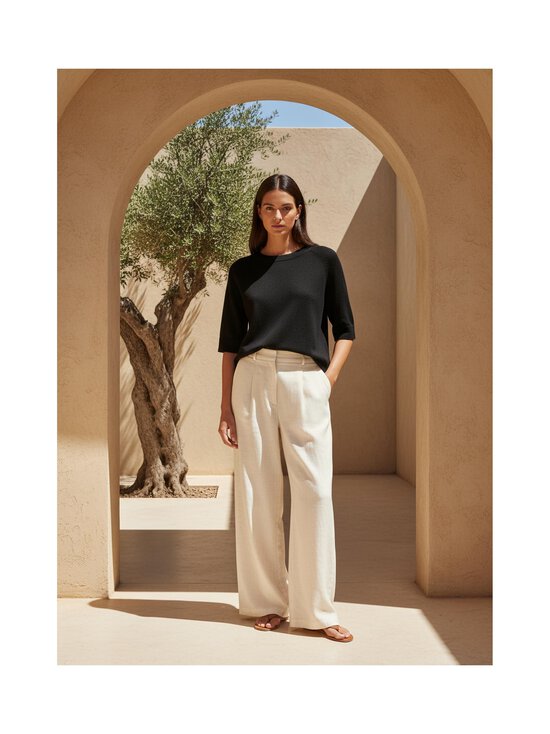 ESSENTIALS by Stockmann - Amanda-merinoneulepusero - BLACK 99070 | Stockmann - photo 5