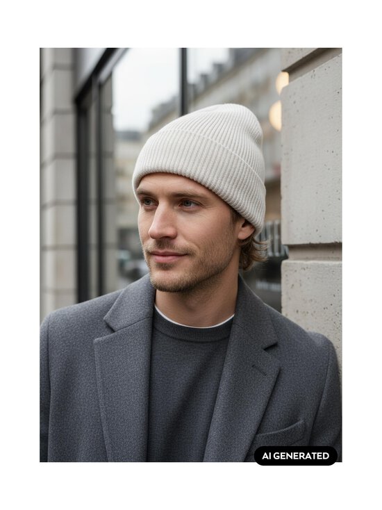 CONSTRUE - Meriinovilla-kashmiirisegune müts Shepard - LT. GREY AB-YARN 456 | Stockmann - photo 3