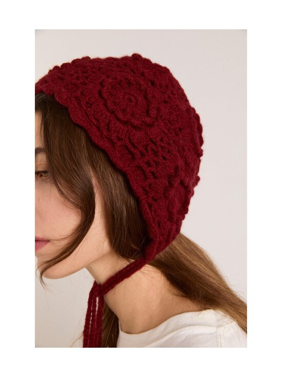 Damson Madder - Crochet Bonnet - virkattu hattu - CHARCOAL | Stockmann - photo 5