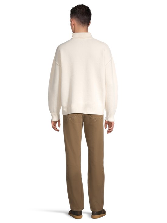 Ami Paris - Funnel Neck Contrasted -neule - 151 ECRU/NOIR | Stockmann - photo 3