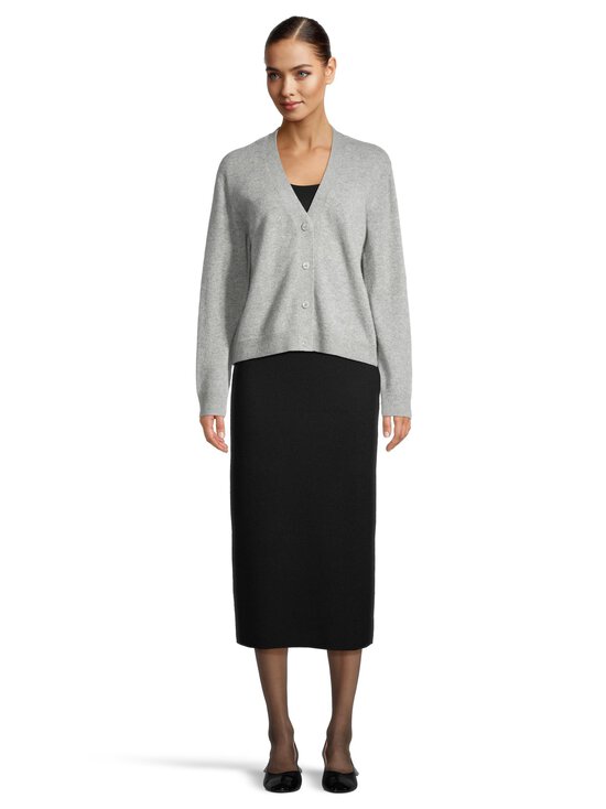 ESSENTIALS by Stockmann - Siiri-kashmirneuletakki - GREY MEL - HUSKY MC-27015 - photo 2 ESSENTIALS by Stockmann - Siiri-kashmirneuletakki - GREY MEL - HUSKY MC-27015 | Stockmann - photo 2