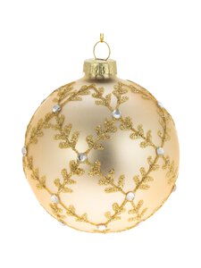 Weiste - Jõulukaunistus Ball With Diamonds - SATIN GOLD | Stockmann
