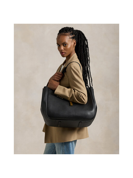 Polo Ralph Lauren - Nahkkott Tote Medium - BLACK | Stockmann - photo 6