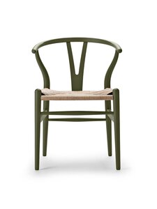 Carl Hansen & Søn - CH24 Wishbone -tuoli luonnollisenvärinen istuin soft olive - GREEN | Stockmann