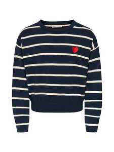 KIDS ONLY - KogAmy džemperis - NIGHT SKY STRIPES:BIRCH/RED HEART | Stockmann