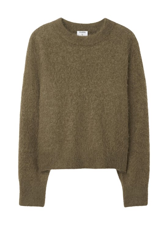 Filippa K - Fluffy-alpakkasekoiteneule - 254 OLIVE GREE - photo 1 Filippa K - Fluffy-alpakkasekoiteneule - 254 OLIVE GREE | Stockmann - photo 1
