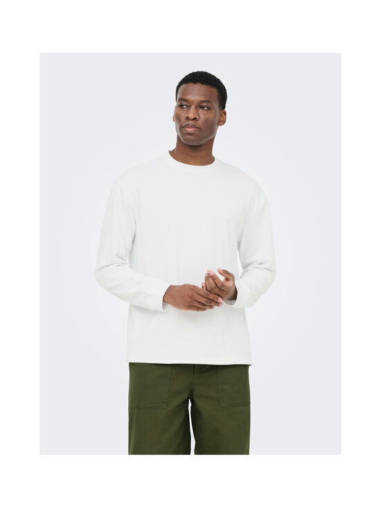 Only & Sons - OnsCaspian Airlfex -paita - WHITE | Stockmann - photo 4