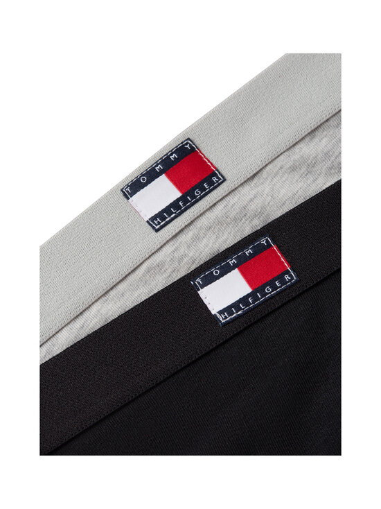 Tommy Hilfiger - Cotton Bikini -alushousut 2-pack - 0VB BLACK / L GRY HEATHER | Stockmann - photo 3