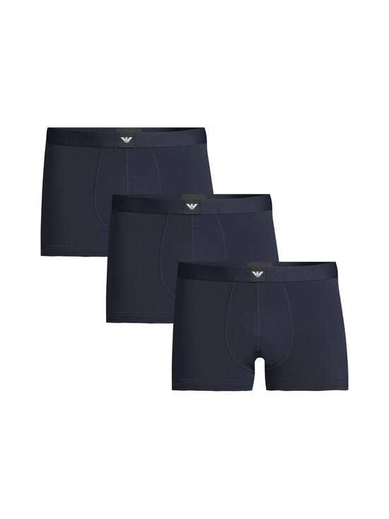 Emporio Armani - Trunk-alushousut 3 -pack - MB139 AR.BLU/AR.BLU/AR.BLU | Stockmann - photo 1