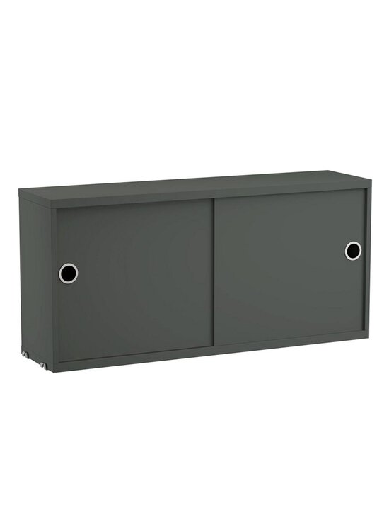 String Furniture - String-kaappi liukuovilla tummanharmaa 78 x 20 cm - GREY | Stockmann - photo 1