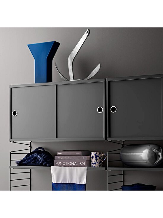 String Furniture - String-kaappi liukuovilla tummanharmaa 78 x 20 cm - GREY | Stockmann - photo 2
