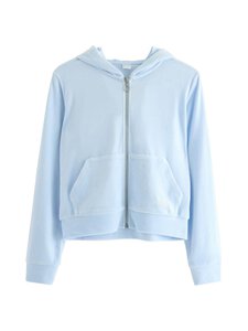 Lindex - Velūra džemperis ar kapuci - 3619 LIGHT BLUE | Stockmann