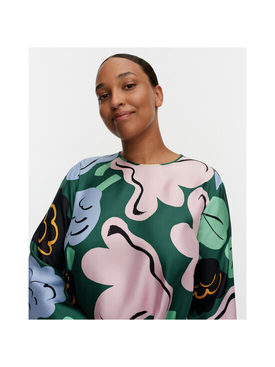 Marimekko - Kaunista Kukasta Kukkaan -mekko - 639 GREEN GREEN PINK | Stockmann - photo 10