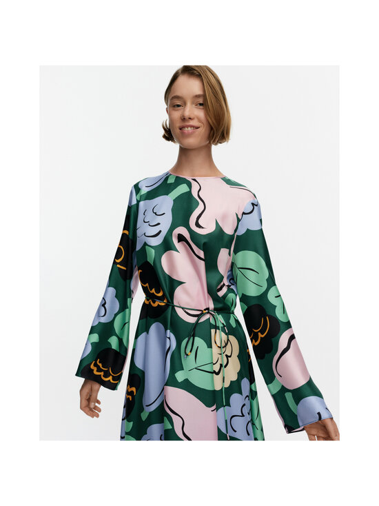 Marimekko - Kaunista Kukasta Kukkaan -mekko - 639 GREEN GREEN PINK | Stockmann - photo 9