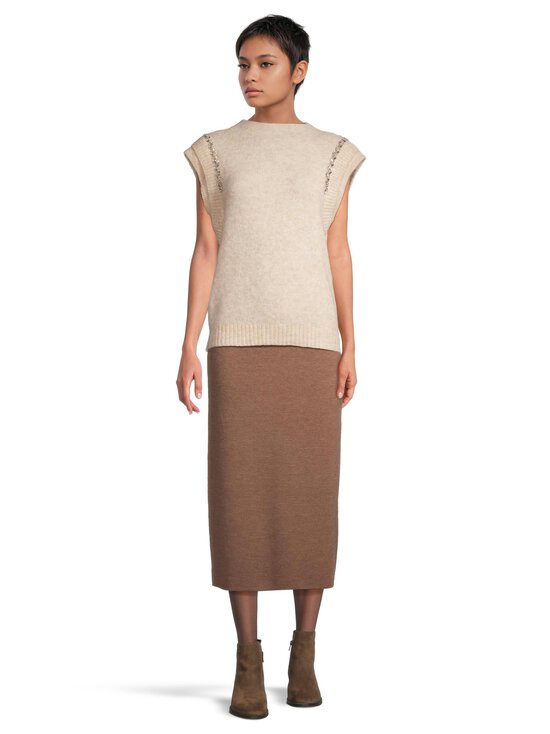 Cph Muse - Cmibra Waistcoat -neule - 3380 PEYOTE | Stockmann - photo 2