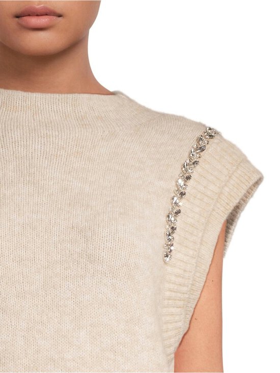 Cph Muse - Cmibra Waistcoat -neule - 3380 PEYOTE | Stockmann - photo 4