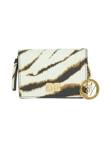 Ganni - Bou with Flap Zebra Print -korttikotelo - EGRET | Stockmann