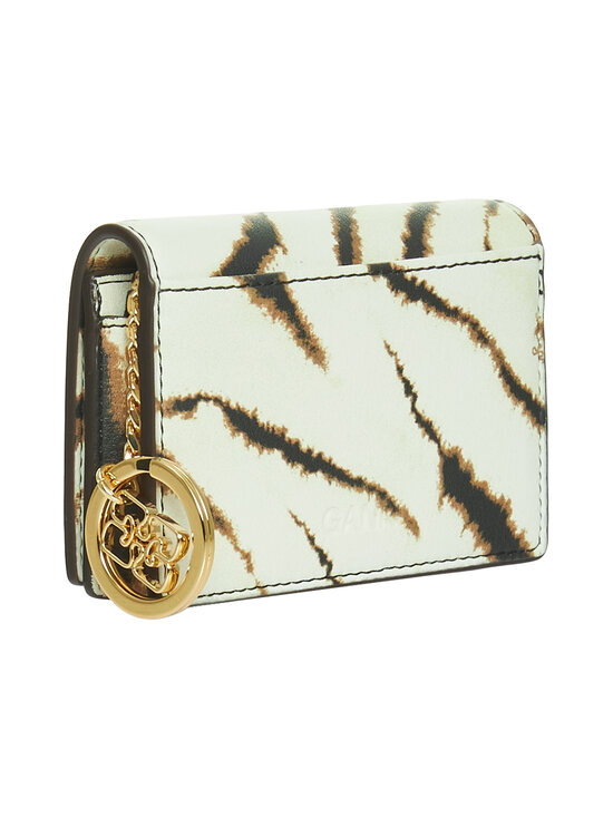 Ganni - Bou with Flap Zebra Print -korttikotelo - EGRET | Stockmann - photo 2