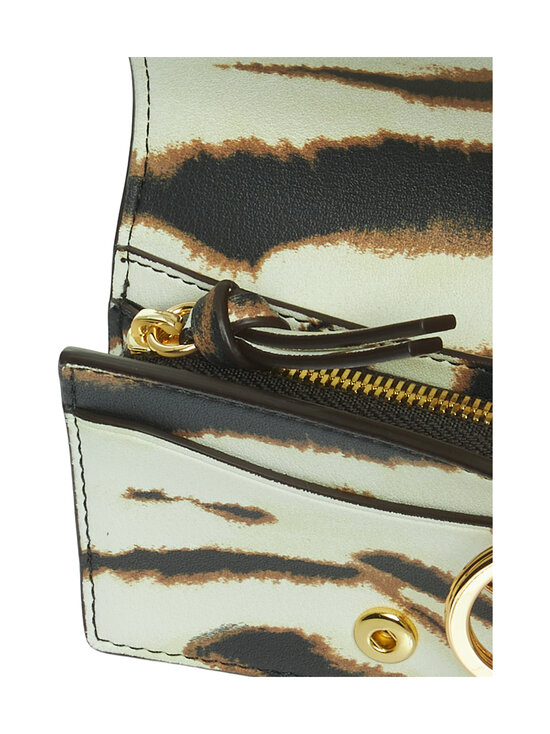 Ganni - Bou with Flap Zebra Print -korttikotelo - EGRET | Stockmann - photo 3