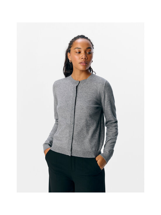 Object - Lyhyt neuletakki - MEDIUM GREY MELANGE | Stockmann - photo 4