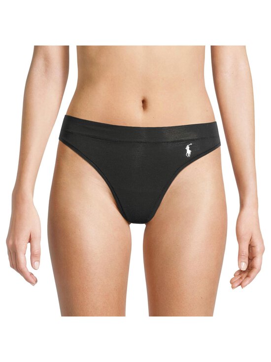 Polo Ralph Lauren - Club Cotton Thong -stringit - 004 ONYX - photo 2 Polo Ralph Lauren - Club Cotton Thong -stringit - 004 ONYX | Stockmann - photo 2
