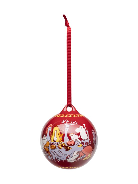Moomin Arabia - Muumi Festive Moments 2025- vuosijoulupallo lahjapakkauksessa - RED | Stockmann - photo 1