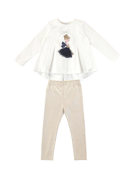 Suede leggings -setti
