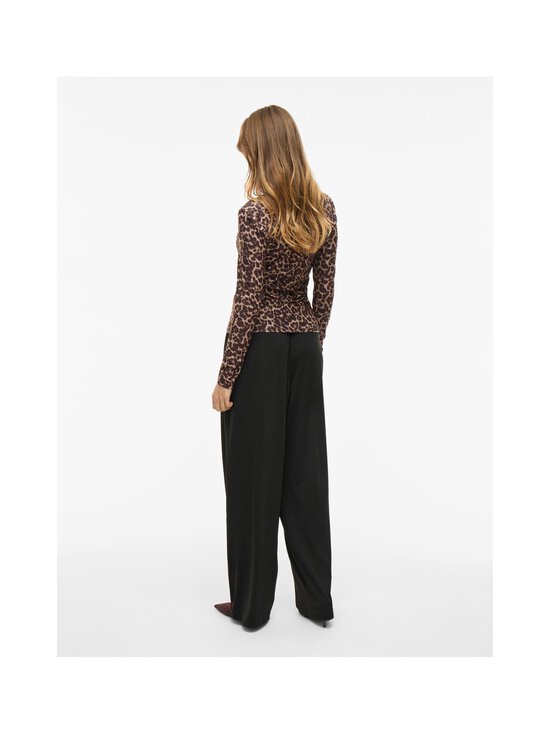 Vila - Vileoa-leveälahkeiset housut - BLACK | Stockmann - photo 4