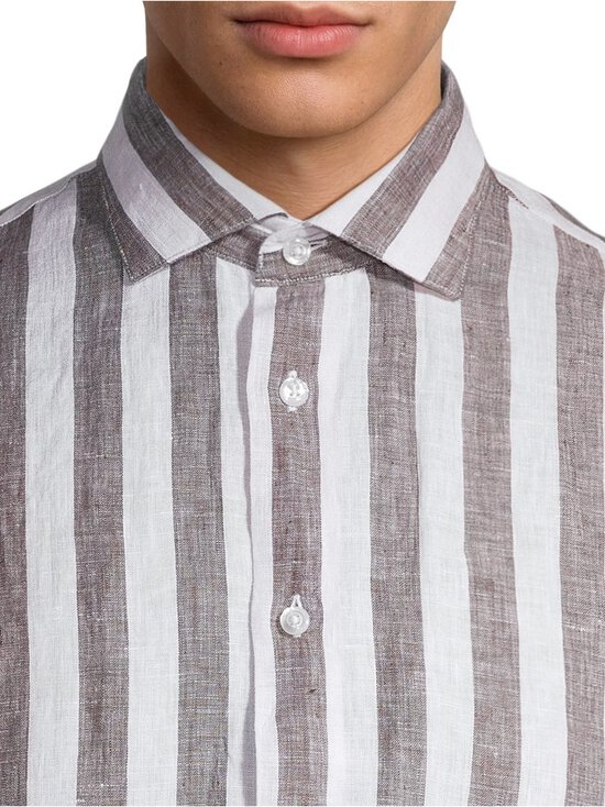 Matinique - MAmarc Short -kauluspaita - 130 CHOCOLATE BROWN | Stockmann - photo 4