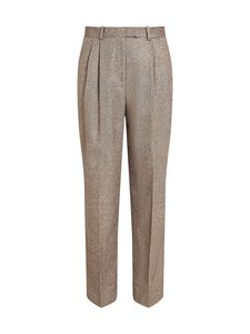 Tommy Hilfiger - Structured- housut villalla - 0GA CW GOLD LUREX TUXTURE TWILL | Stockmann