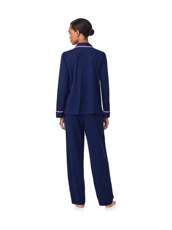 Lauren Ralph Lauren - Notch Collar Long Pants -pyjama - 400 NAVY | Stockmann - photo 2