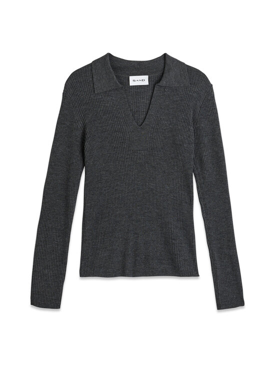 SAND Copenhagen - Cinam Skipper adīts džemperis - 180 GRAPHITE GREY | Stockmann - photo 1