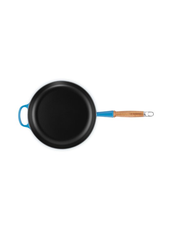 Le Creuset - Signature-paistinpannu puukahvalla ø 28 cm - AZURE | Stockmann - photo 4